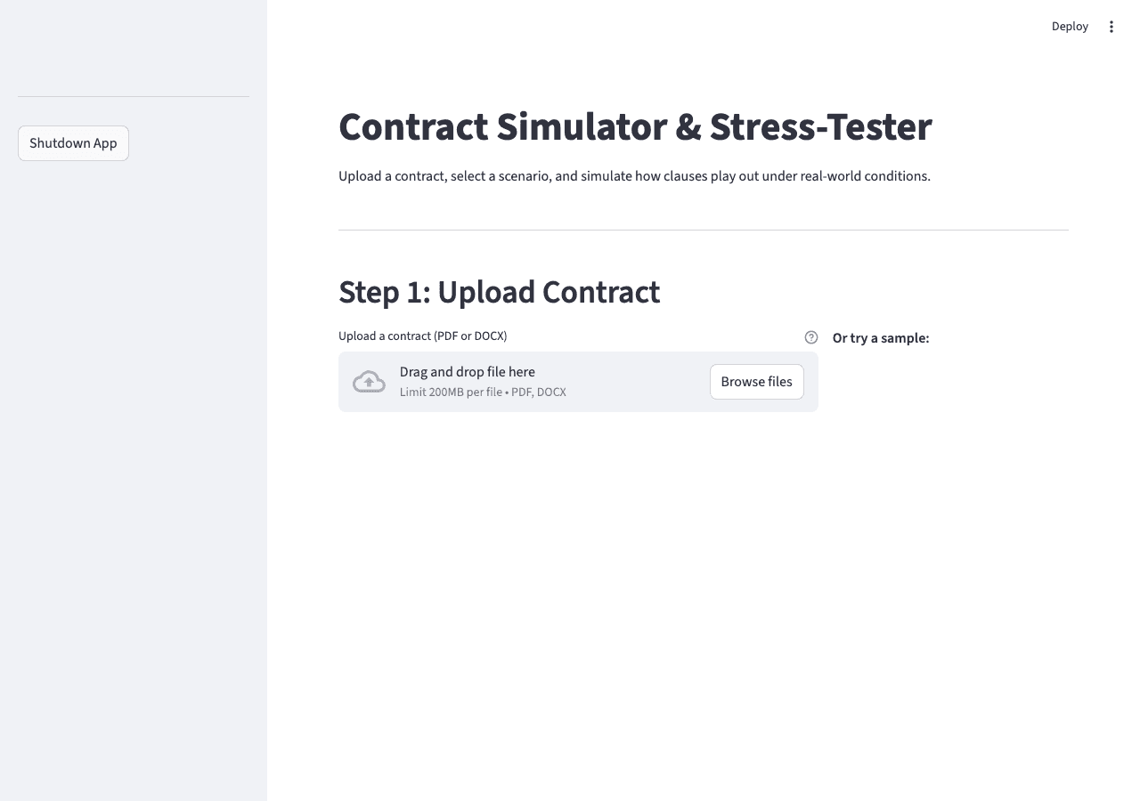 Contract Simulator