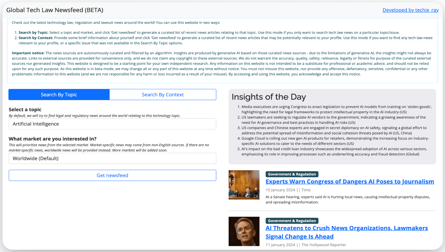 Global Tech Law Newsfeed